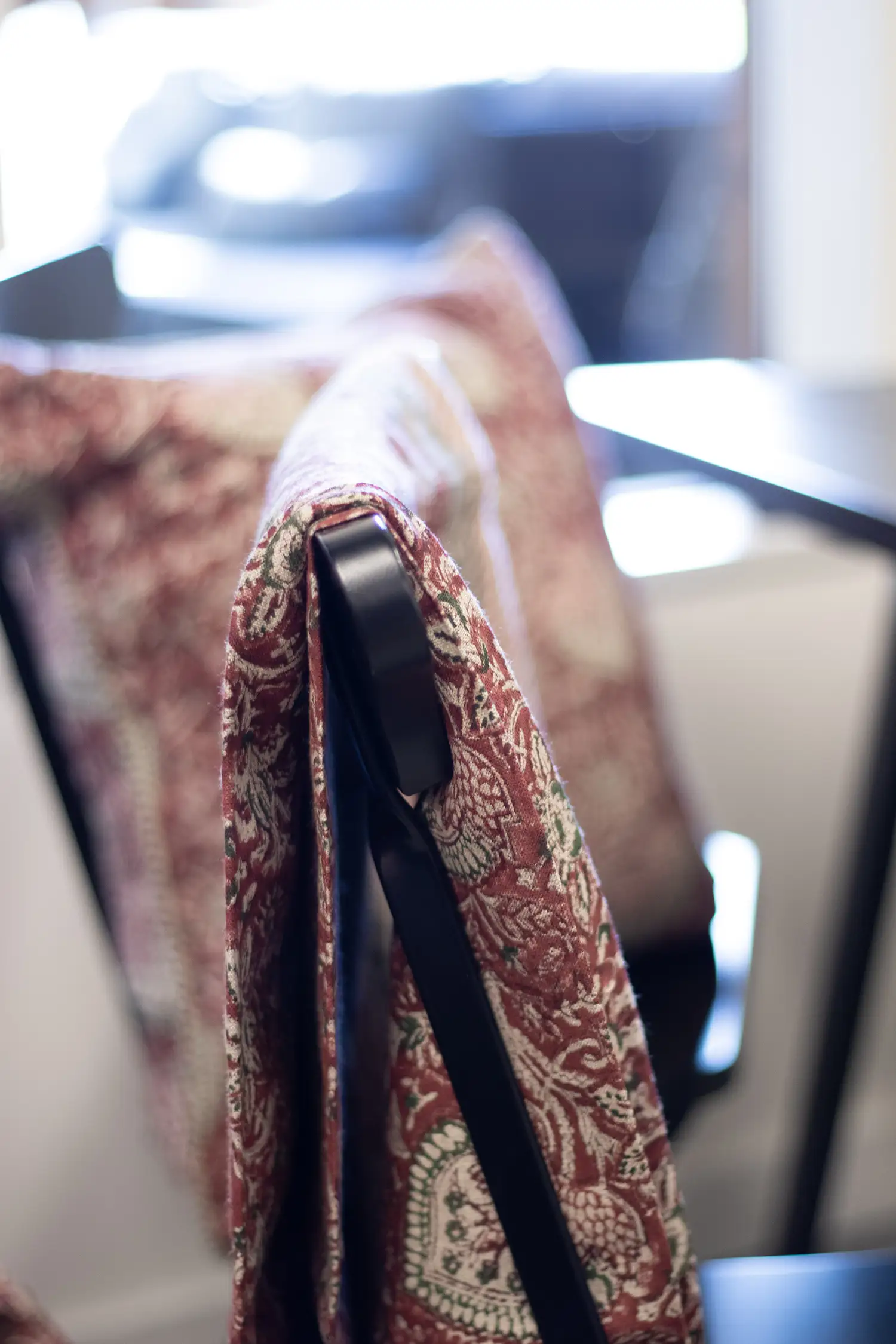 Chamois Bordsduk Linne Oriental röd