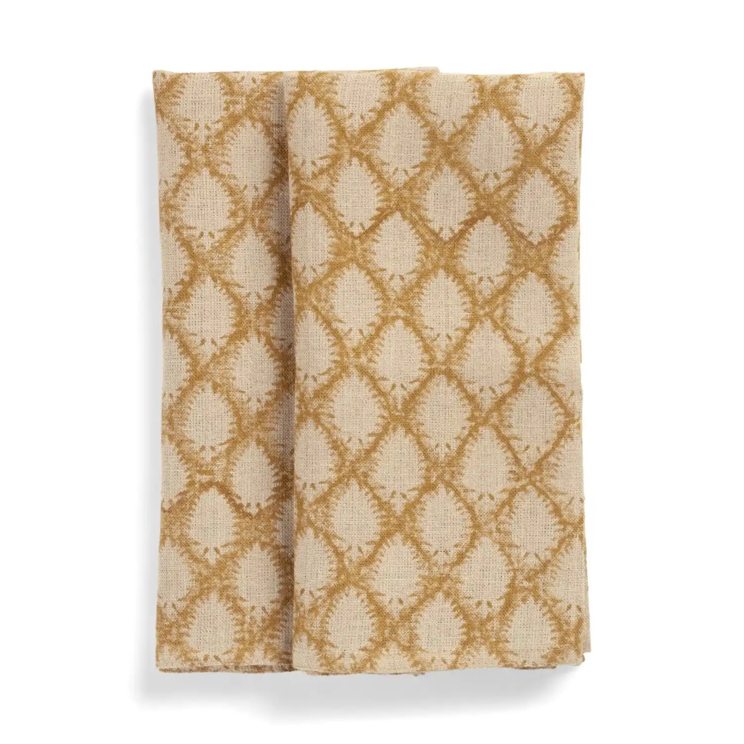 Product Image for Servetter Linne Cypress ockra, 2-pack