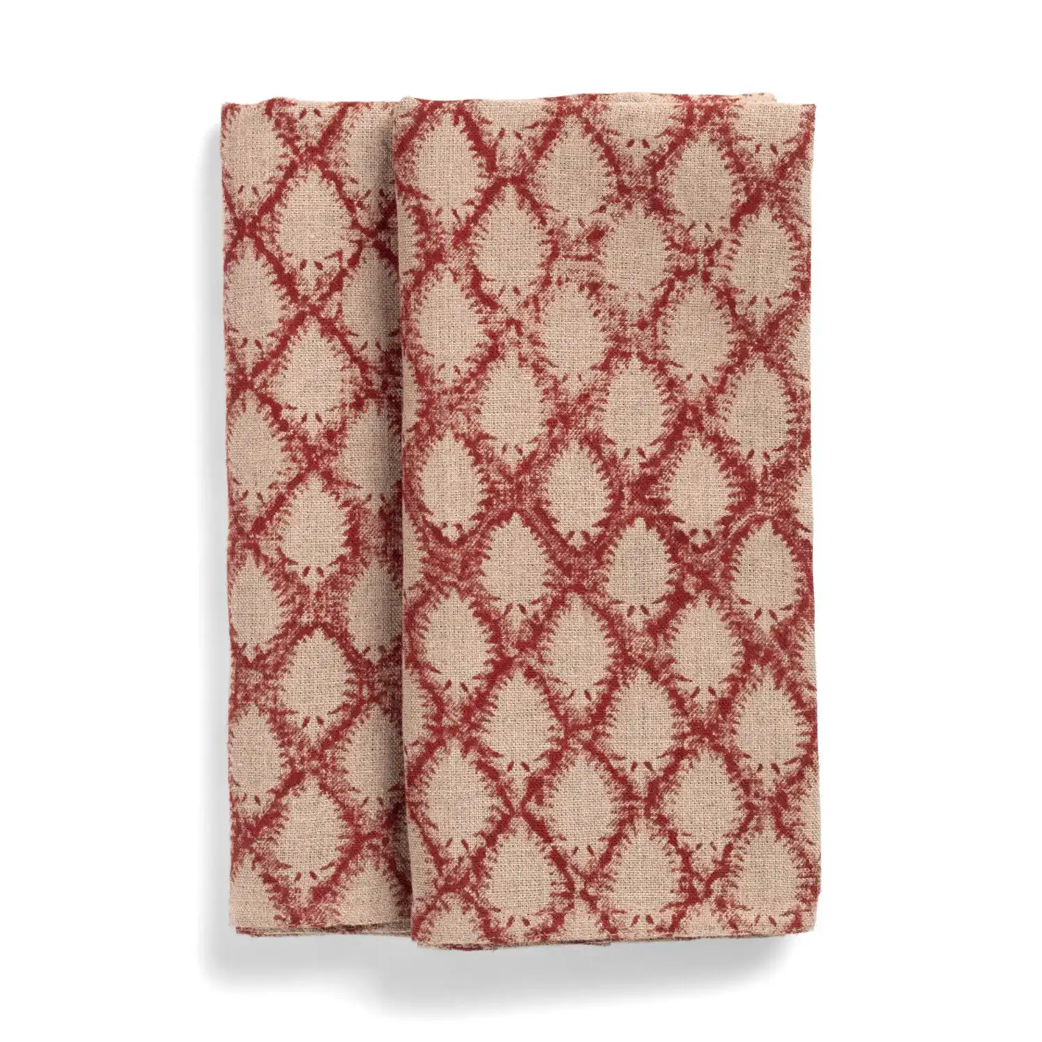 Product Image for Servetter Linne Cypress röd, 2-pack