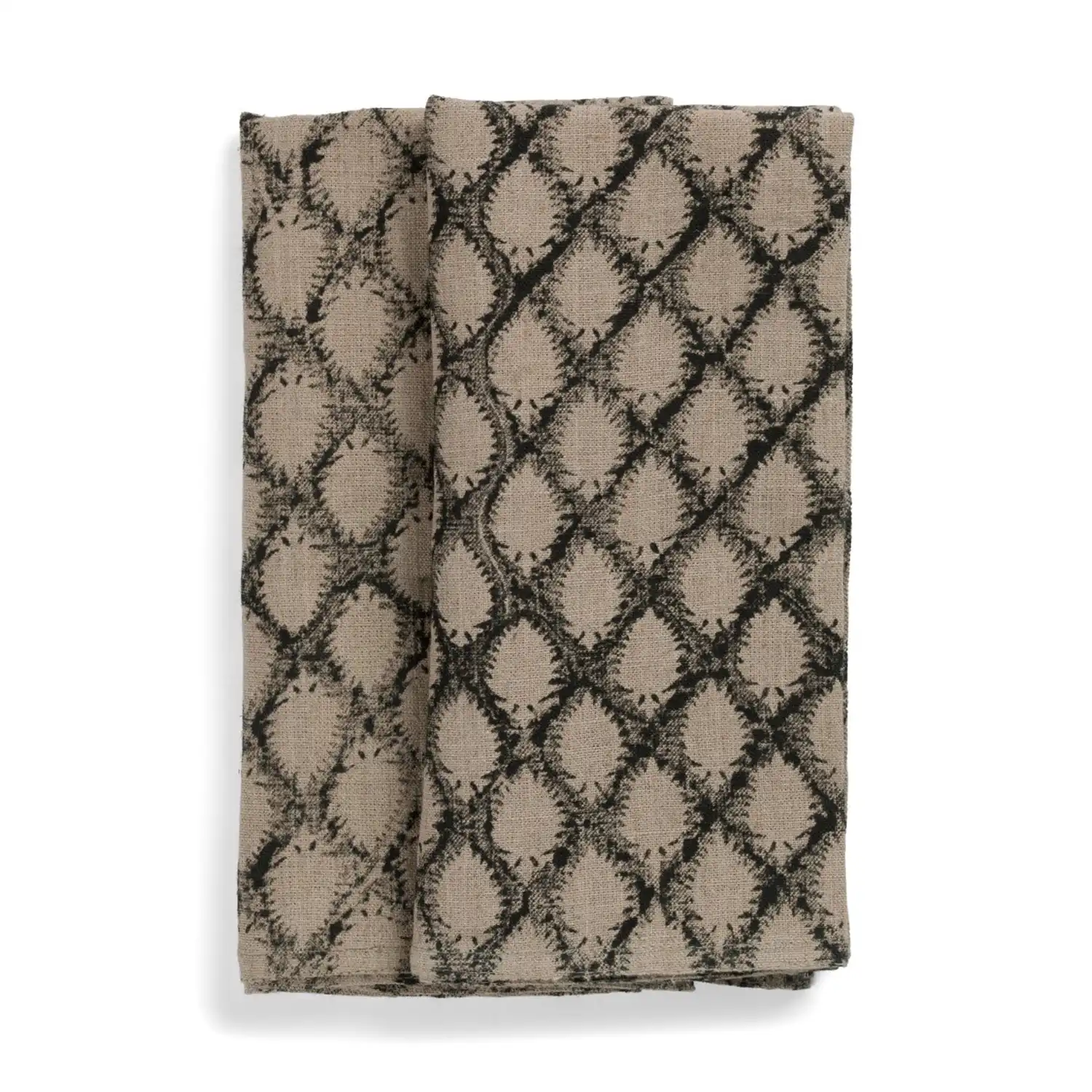 Product Image for Servetter Linne Cypress svart, 2-pack