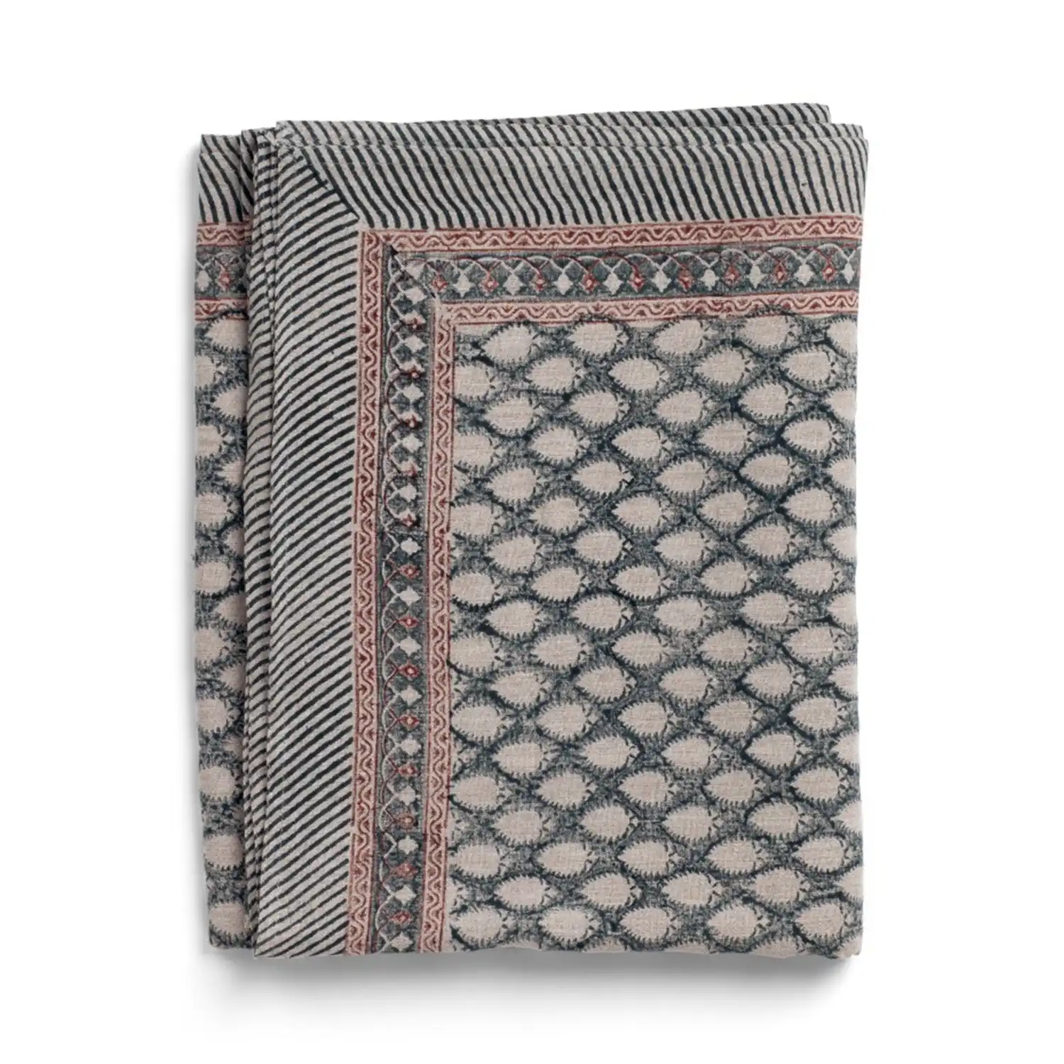 Product Image for Bordsduk Linne Cypress marinblå, 170x270 cm