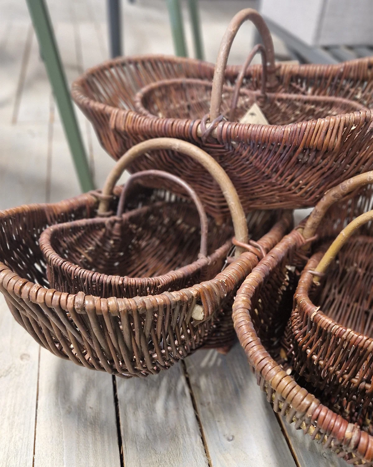 Svampkorg pilträ mellan