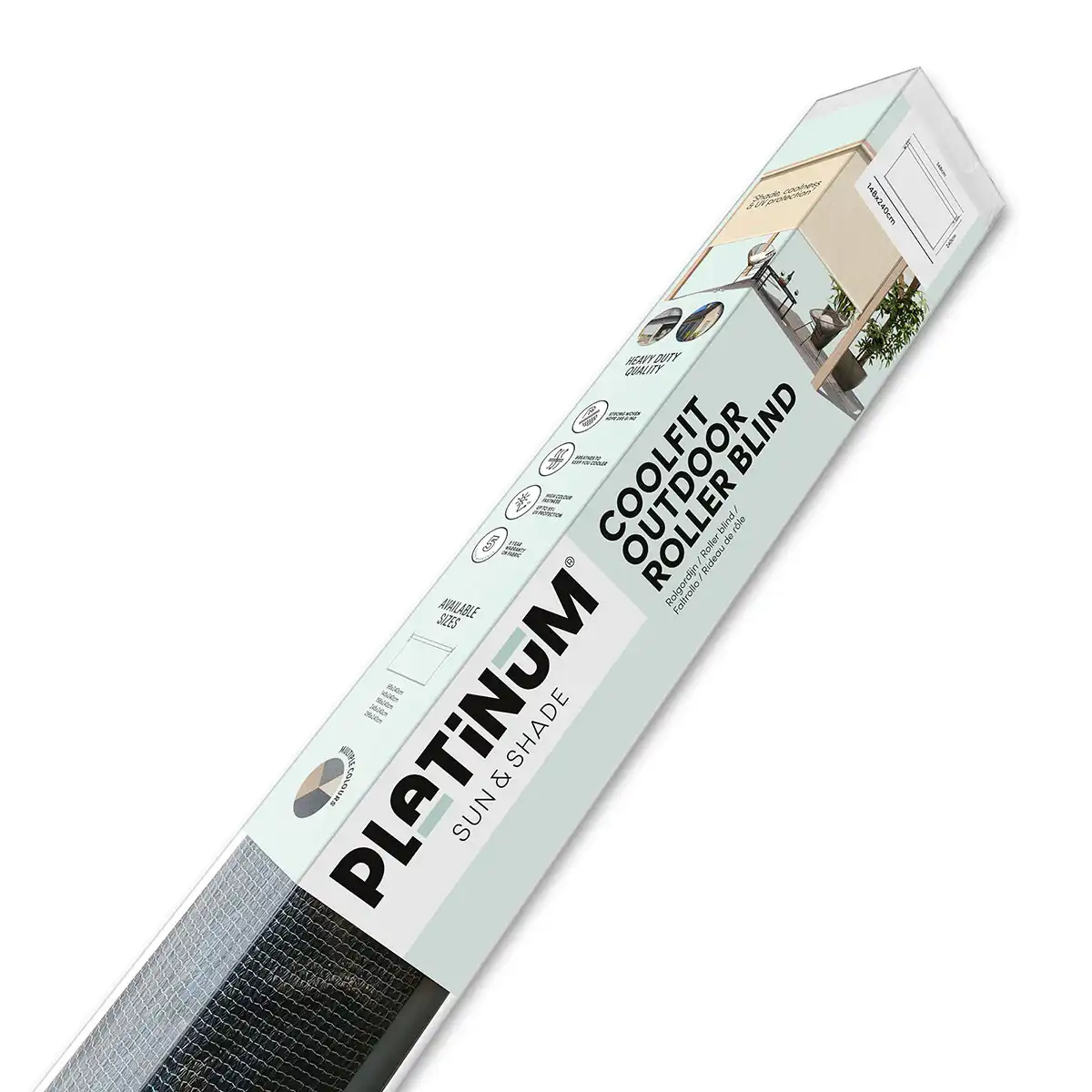 Coolfit rullgardin 148 cm