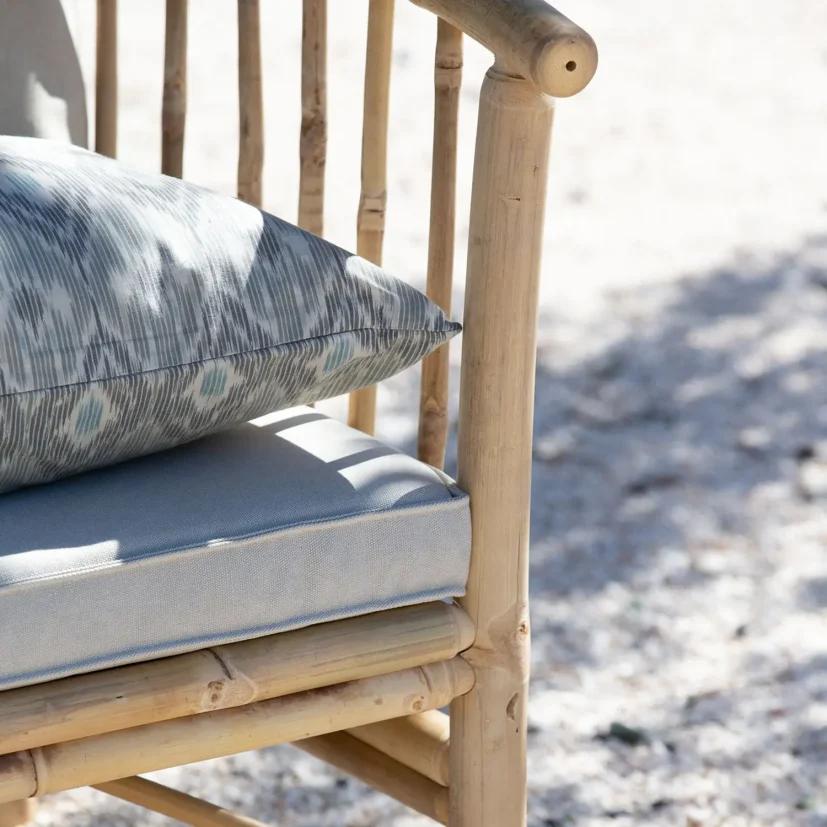 Bambufåtölj natur/sand 70 cm