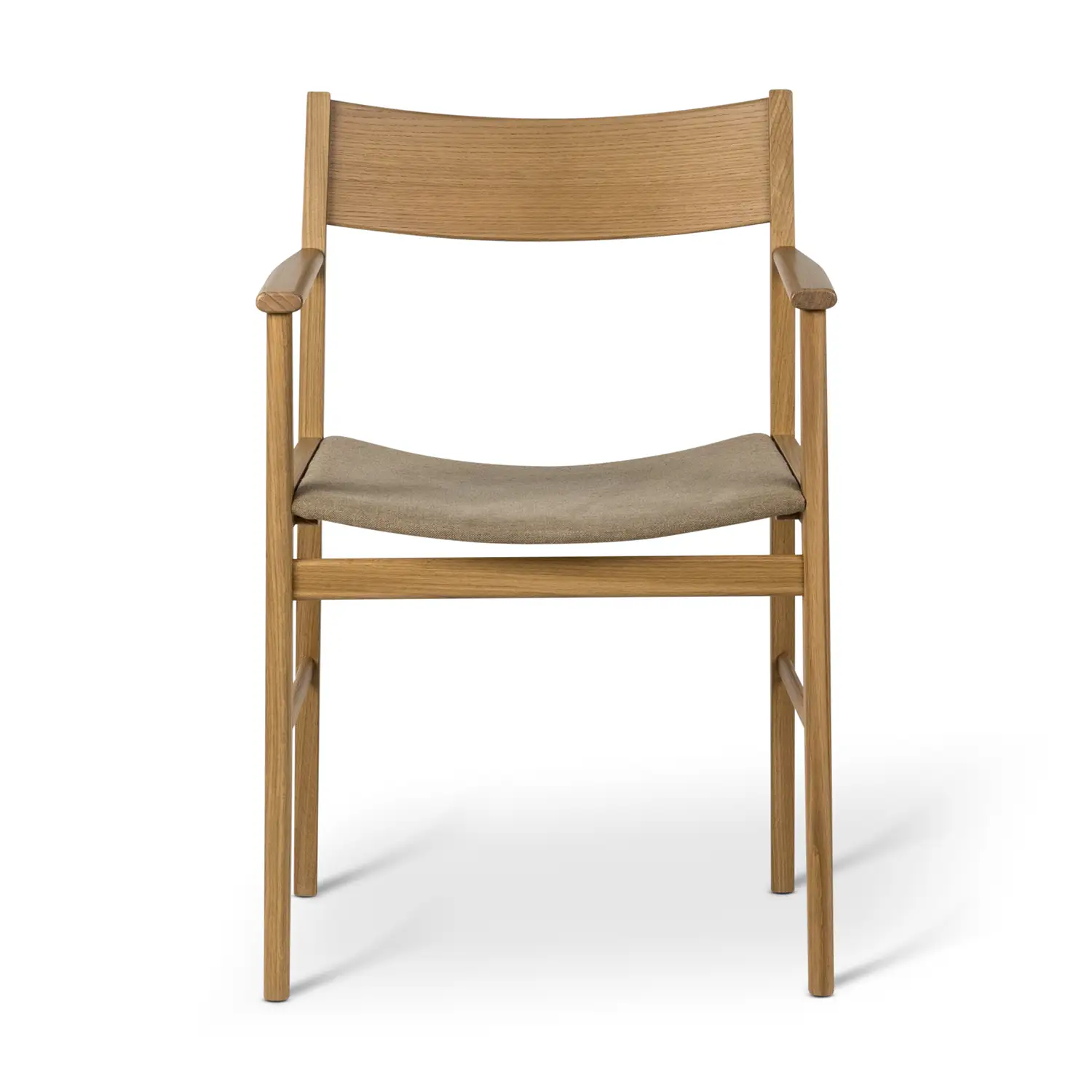 Mavis Siza karmstol vitpigmenterad mattlackad ek