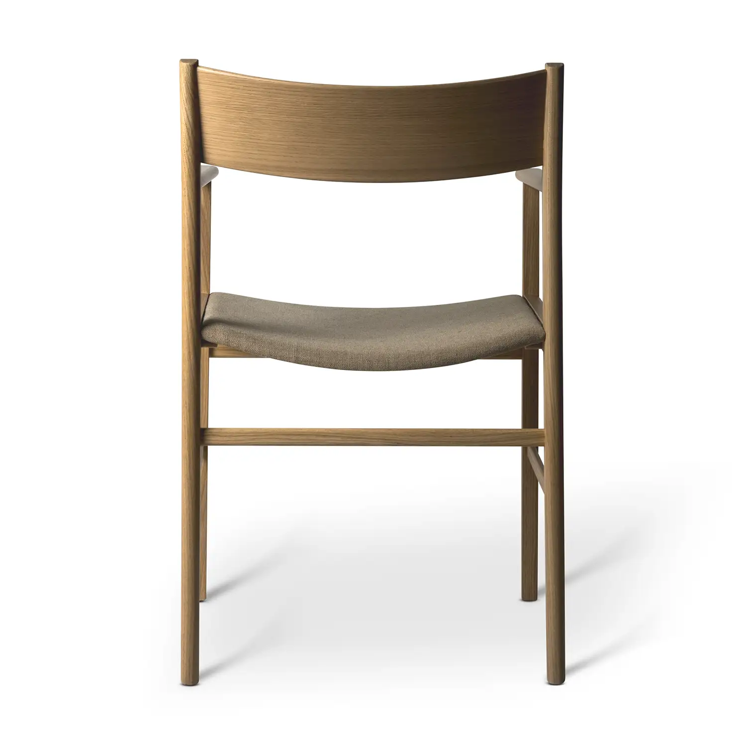 Mavis Siza karmstol vitpigmenterad mattlackad ek