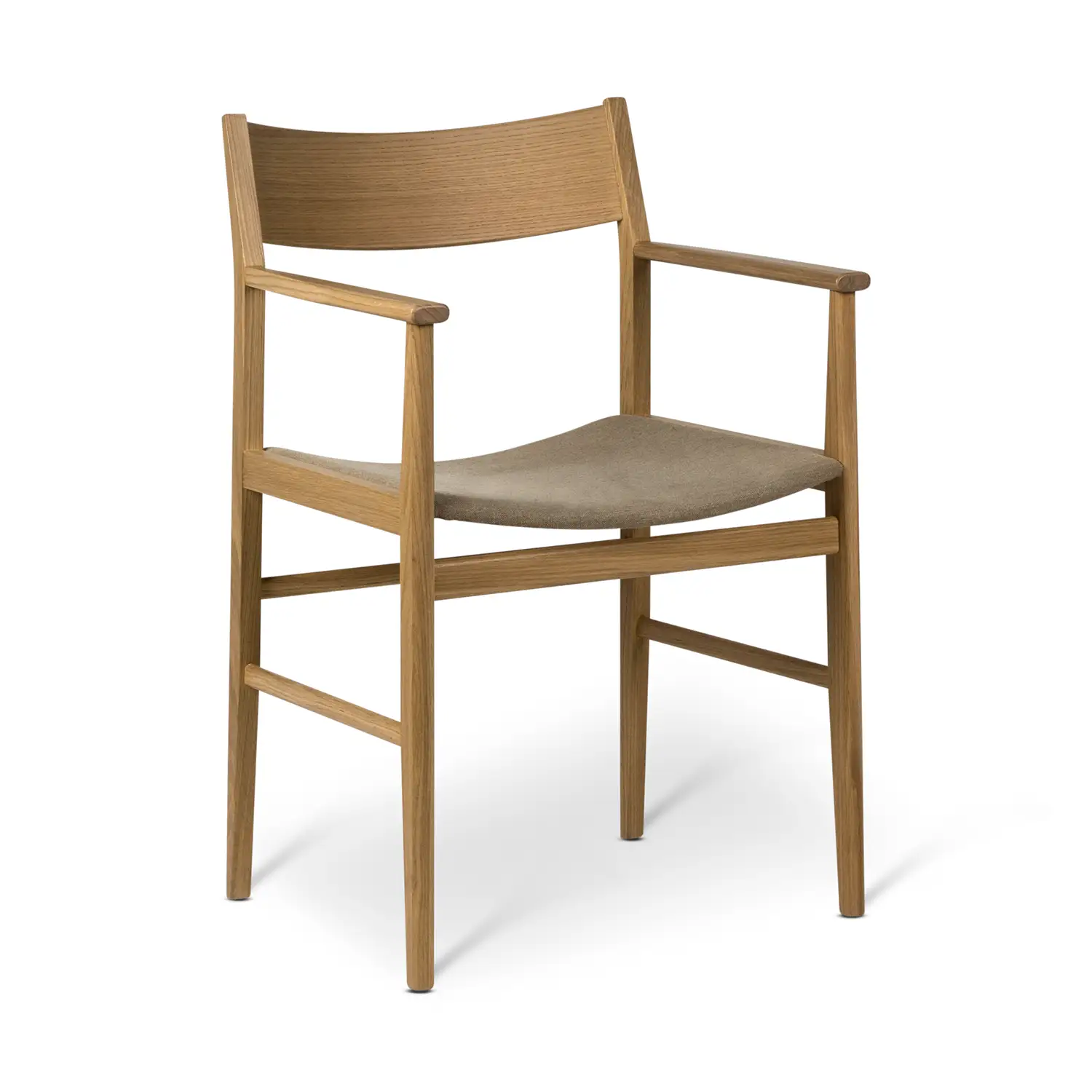 Product Image for Siza karmstol vitpigmenterad mattlackad ek