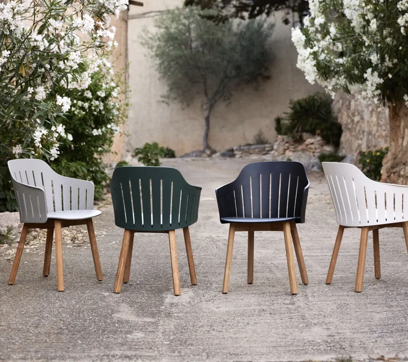 Choice matstol svart/teak
