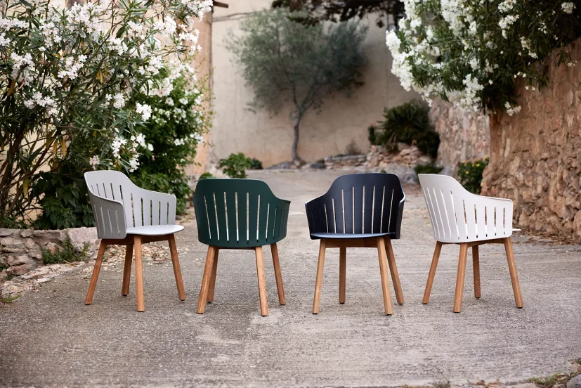 Choice matstol svart/teak