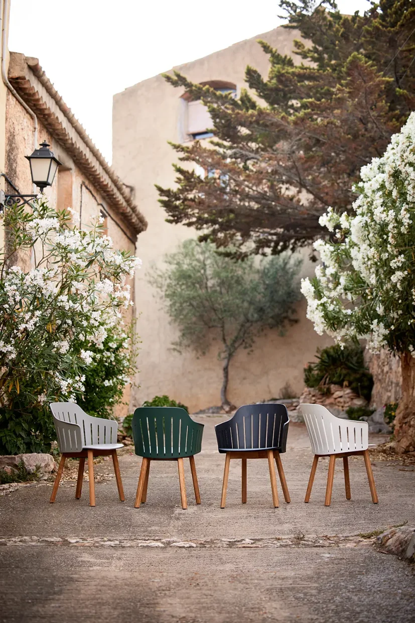 Choice matstol svart/teak