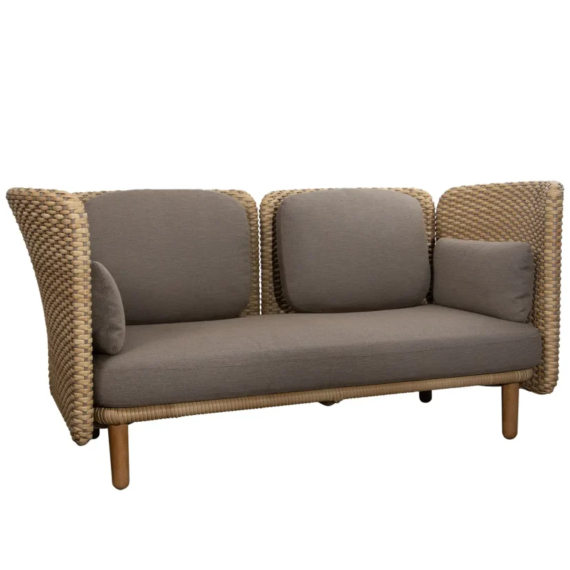 Arch armstöd/ryggstöd låg natur/taupe