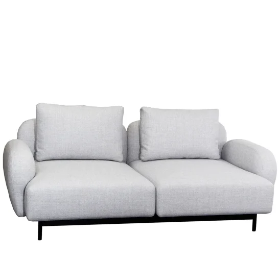 Aura 2-sitssoffa med låga armstöd