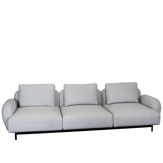 Aura 3-sitssoffa med låga armstöd