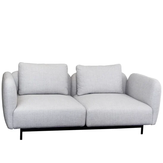 Aura 2-sitssoffa med höga armstöd