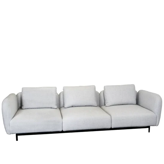 Aura 3-sitssoffa med höga armstöd