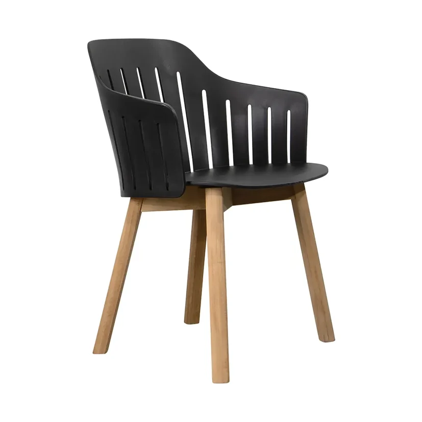 Choice matstol svart/teak