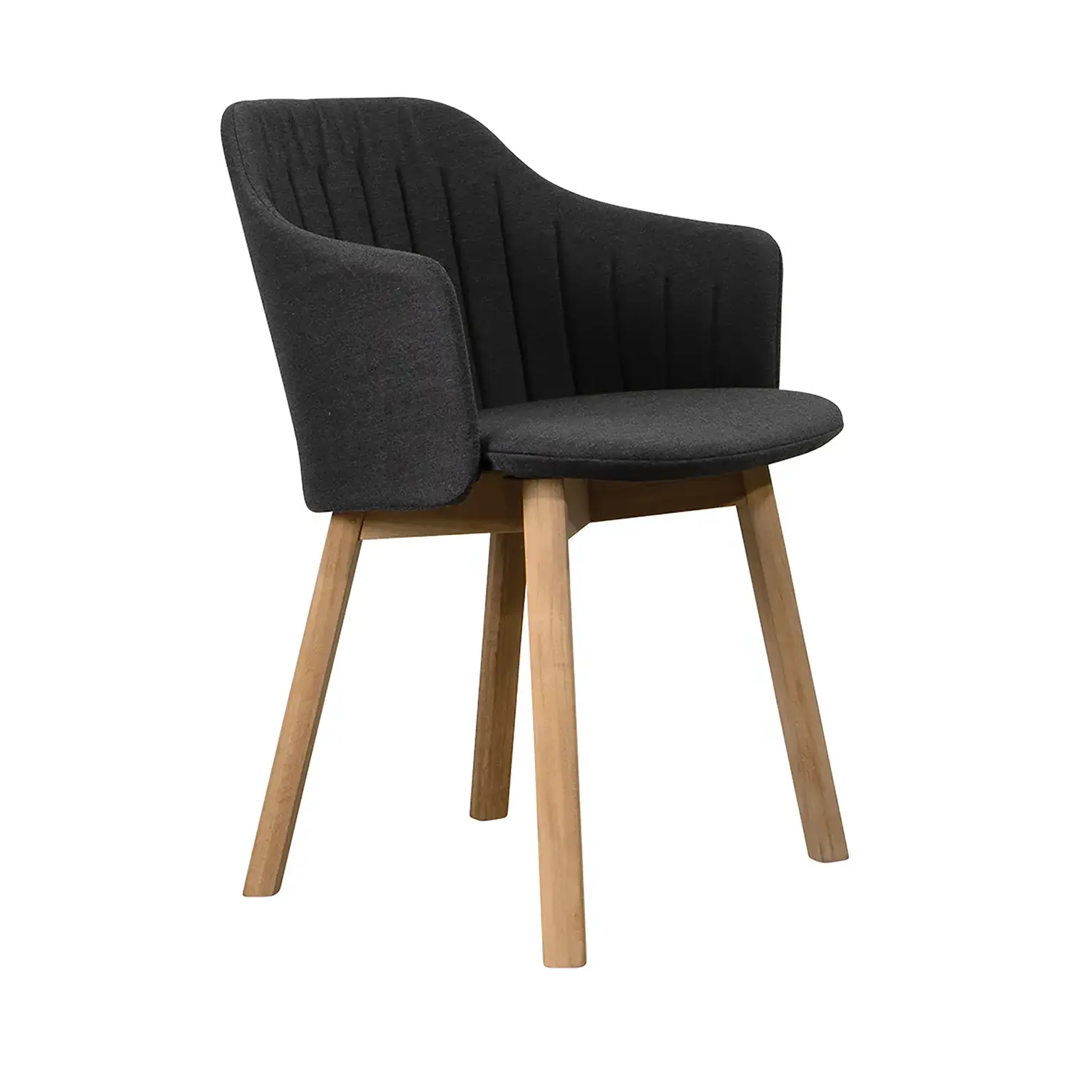 Choice matstol Svart Natté/Teak