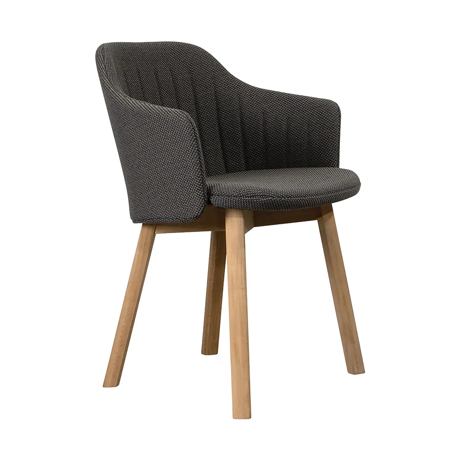 Choice matstol Mörkgrå Focus/Teak