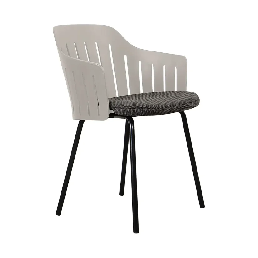Choice matstol taupe/svart