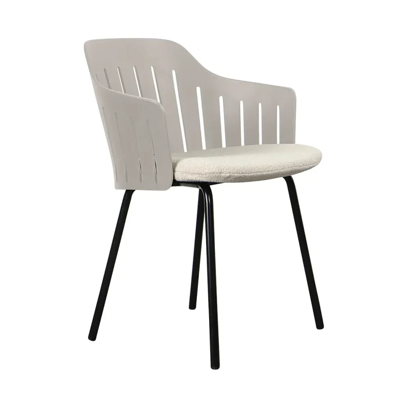 Choice matstol taupe/svart