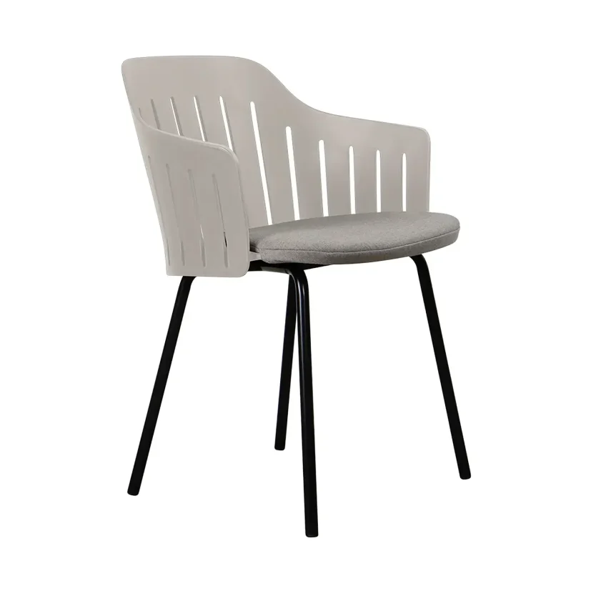 Choice matstol taupe/svart
