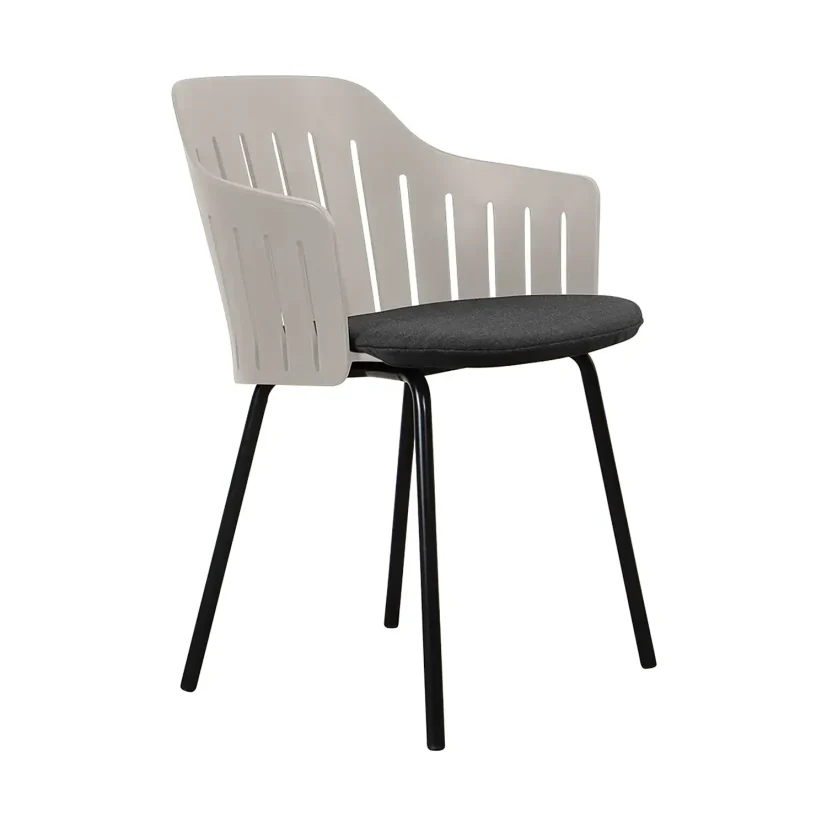 Choice matstol taupe/svart