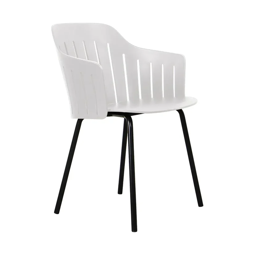 Choice matstol vit/svart