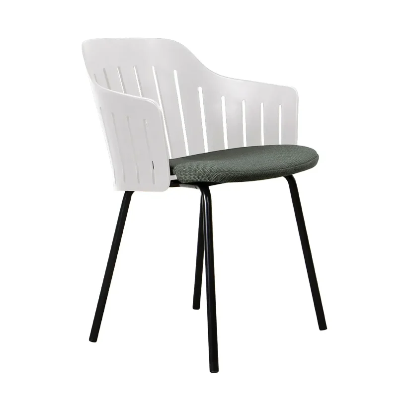Choice matstol vit/svart