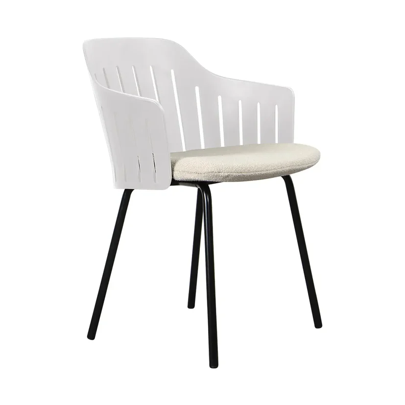 Choice matstol vit/svart