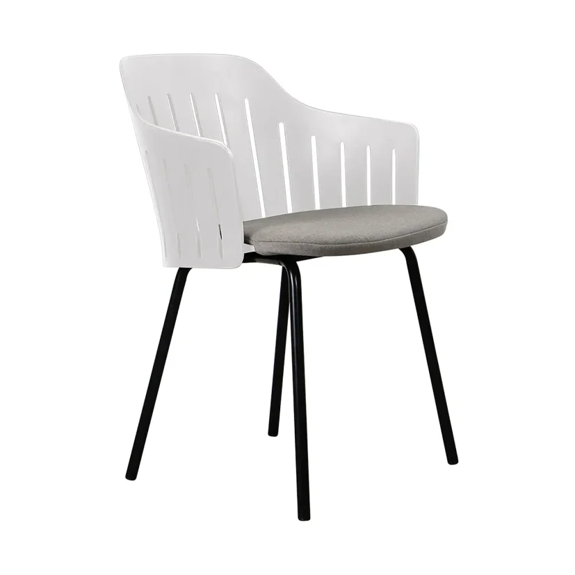 Choice matstol vit/svart
