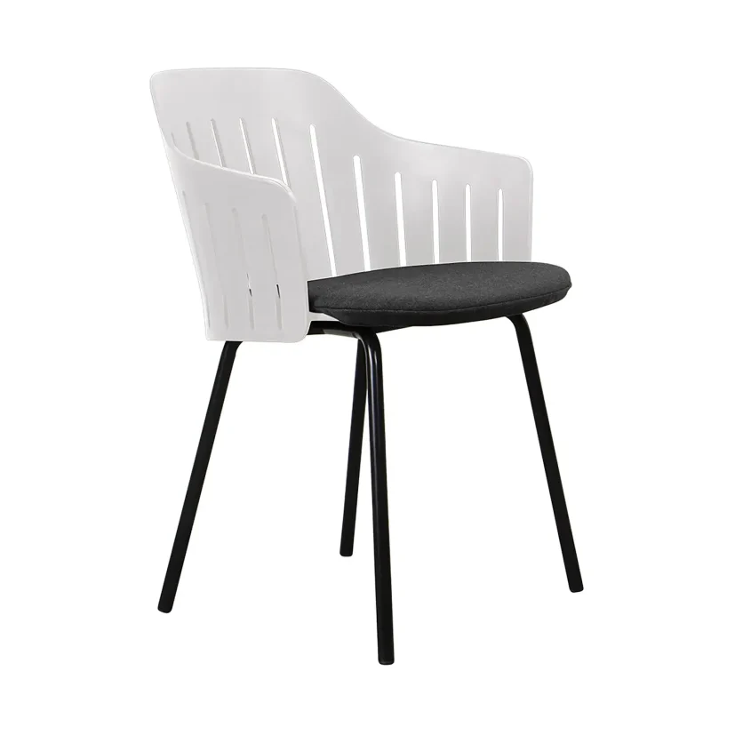 Choice matstol vit/svart