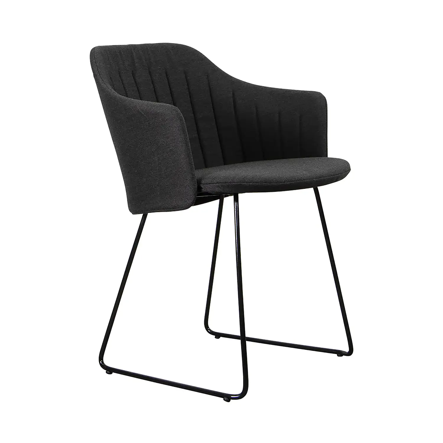 Choice matstol Svart Natté/Svart med medar