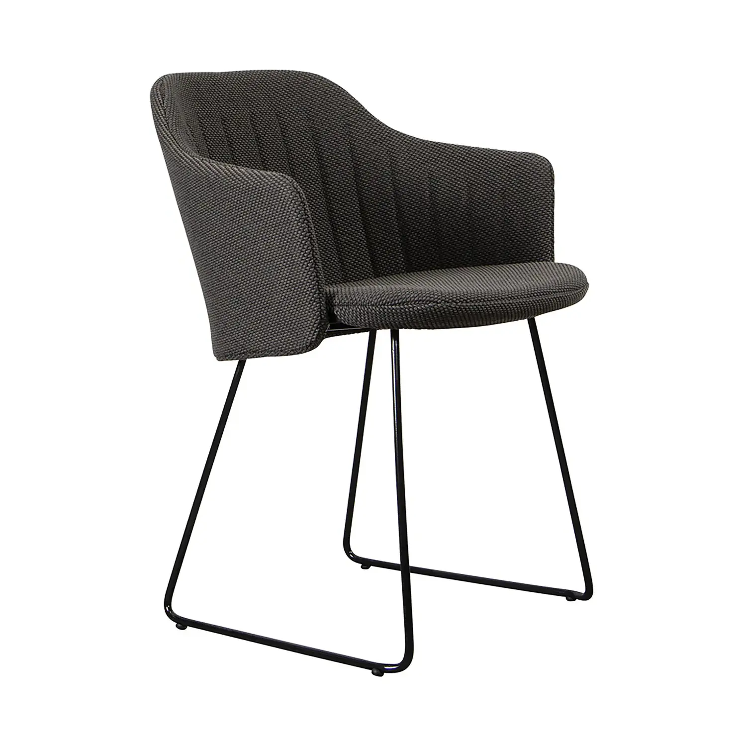 Choice matstol Mörkgrå Focus/Svart med medar