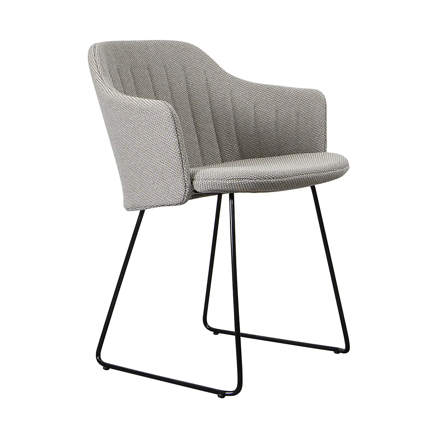 Choice matstol Ljusgrå Focus/Svart med medar