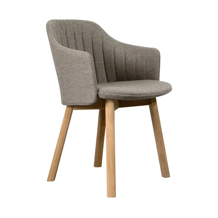 Choice matstol Ljusbrun Zen/Teak
