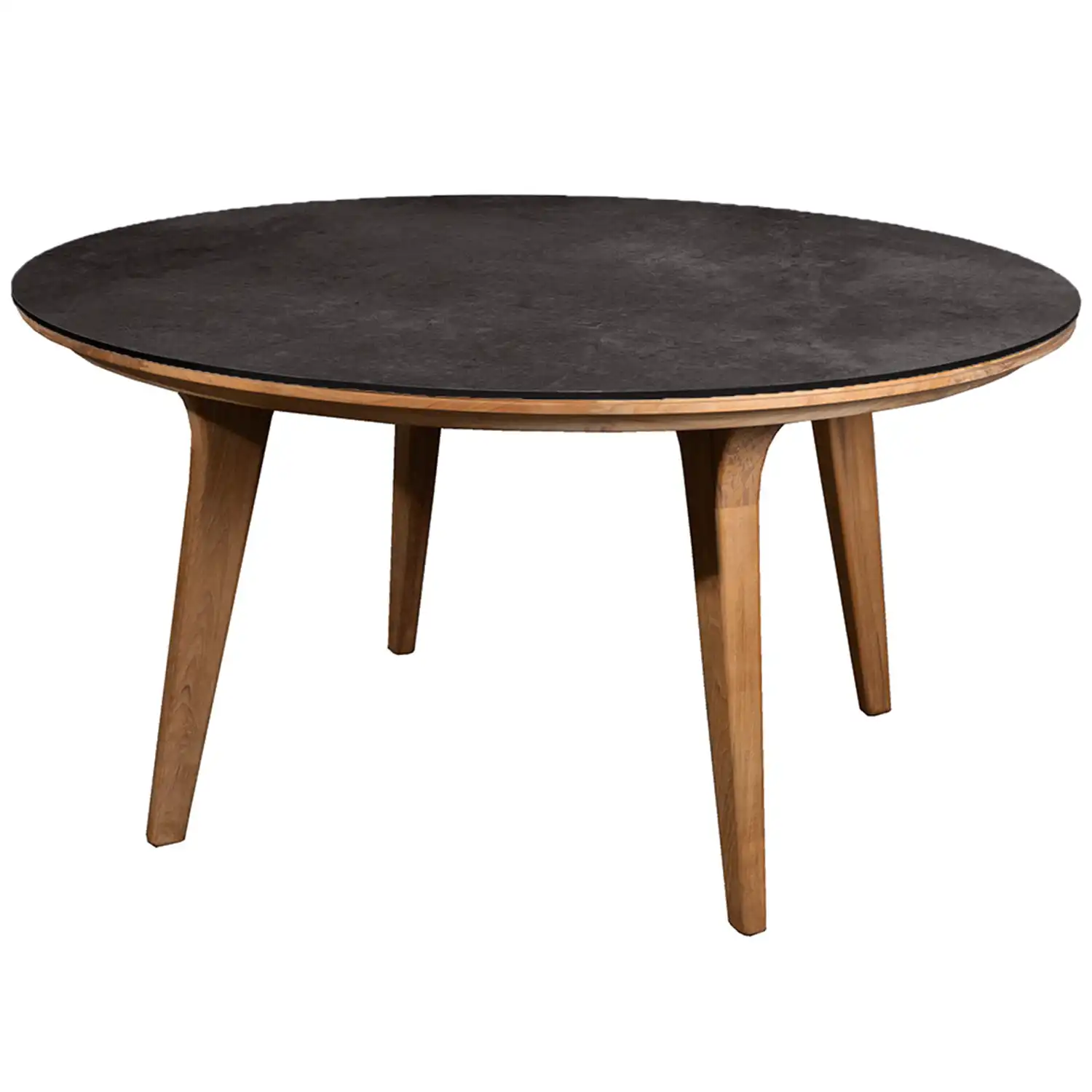 Product Image for Aspect matbord teak/mörkgrå kompaktlaminat Ø144 cm
