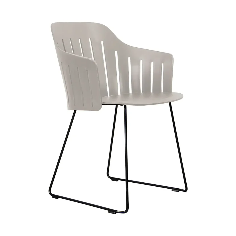 Choice matstol taupe med medar (indoor)