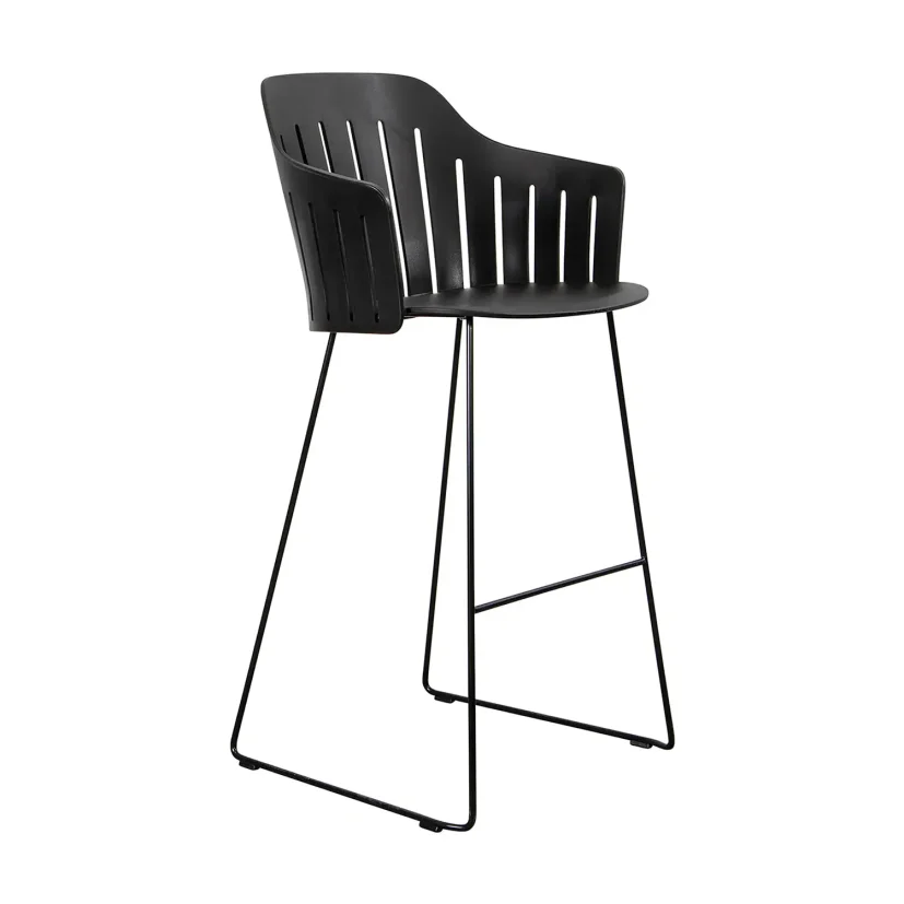 Choice barstol svart med medar (indoor)