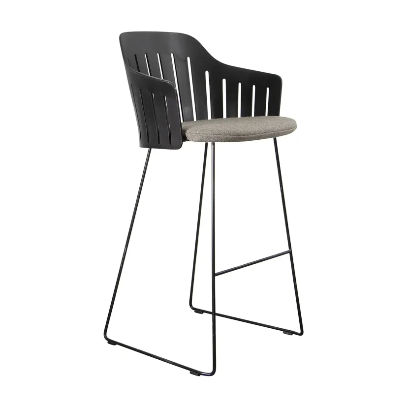 Choice barstol svart med medar (indoor)