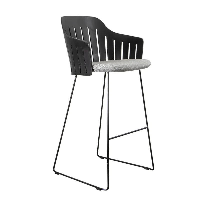 Choice barstol svart med medar (indoor)
