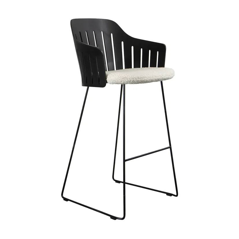 Choice barstol svart med medar (indoor)