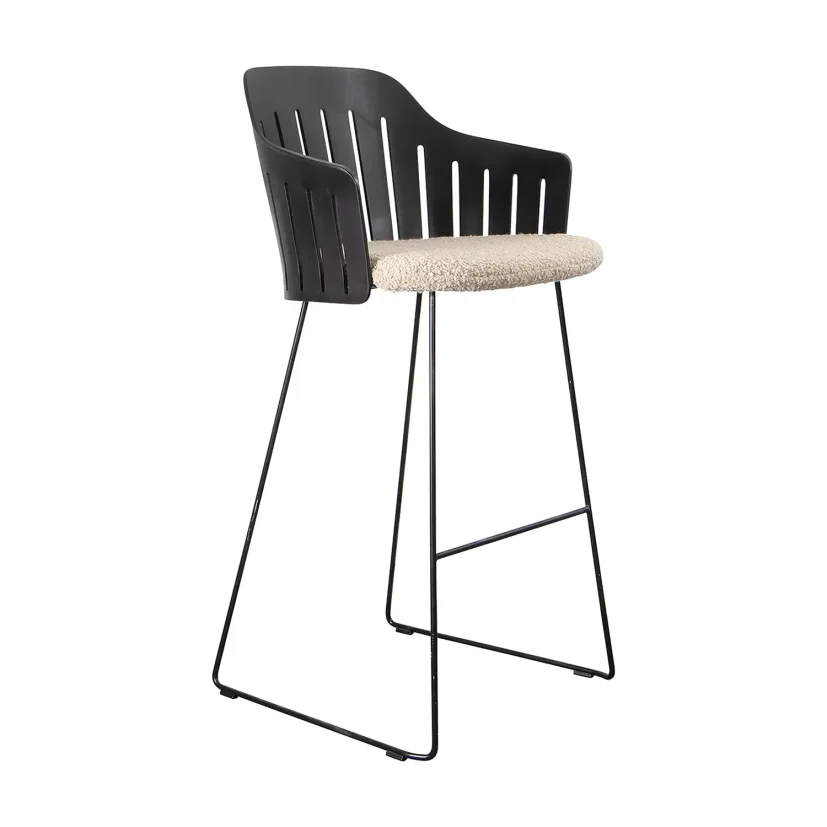 Choice barstol svart med medar (indoor)