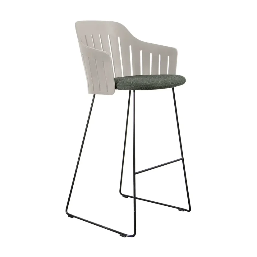 Choice barstol taupe med medar (indoor)