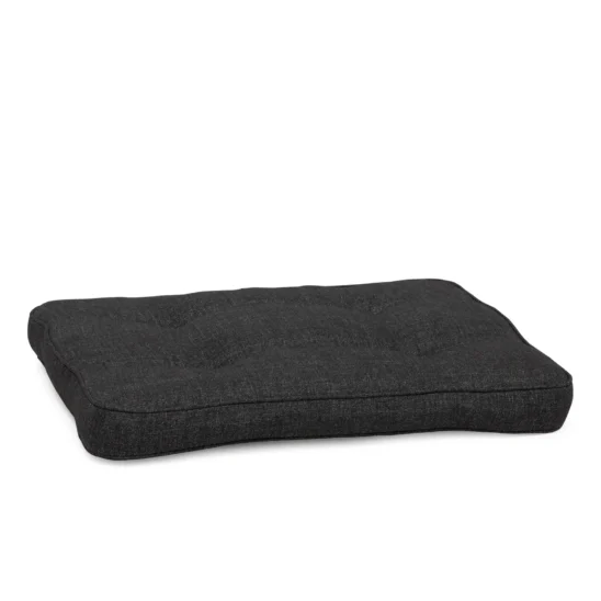 Sittdyna 85 - svart melange polyester 53x49 cm