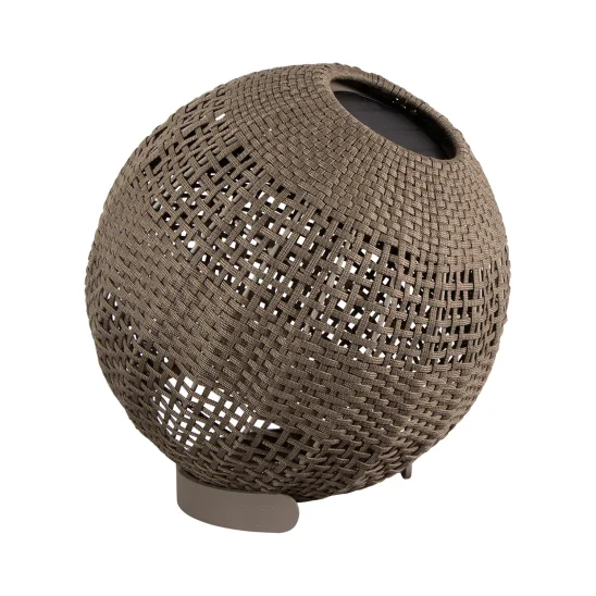 Illusion lampa rund taupe