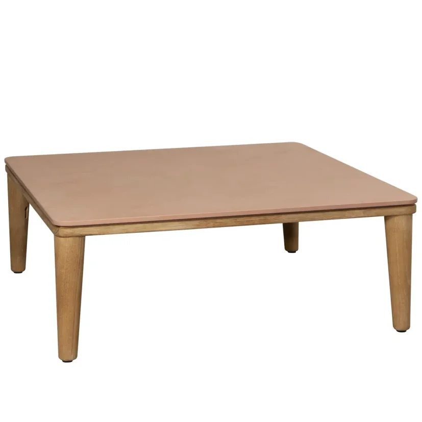 Capture soffbord Teak/Terracotta 55x55 cm