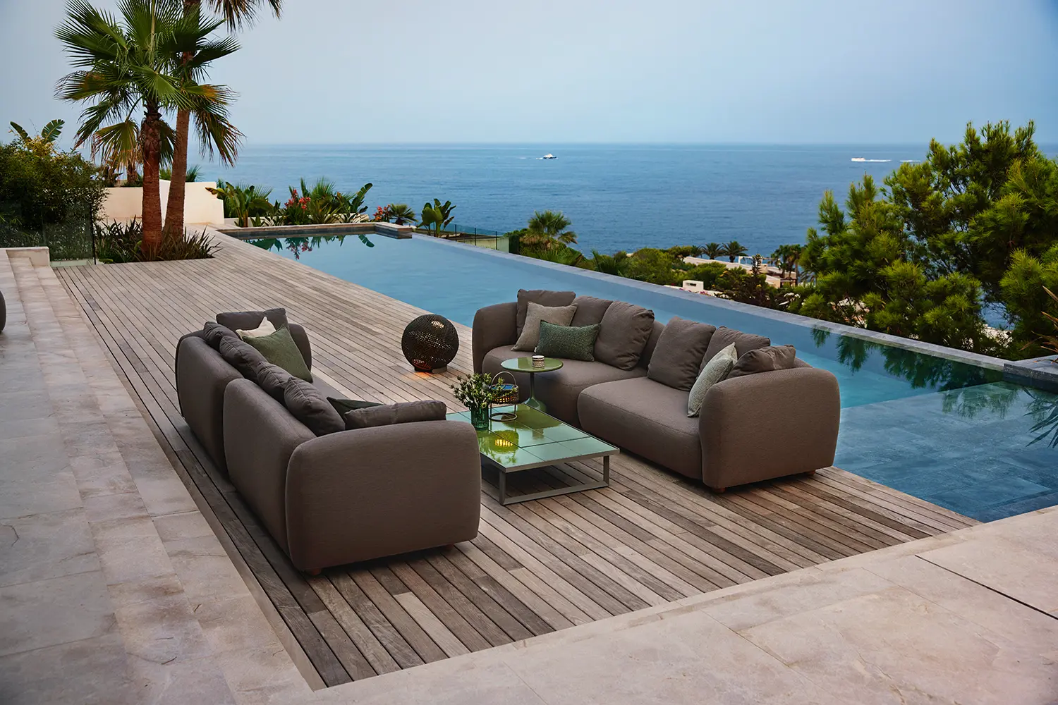 Capture 2-sits soffmodul höger Taupe - Bild 9