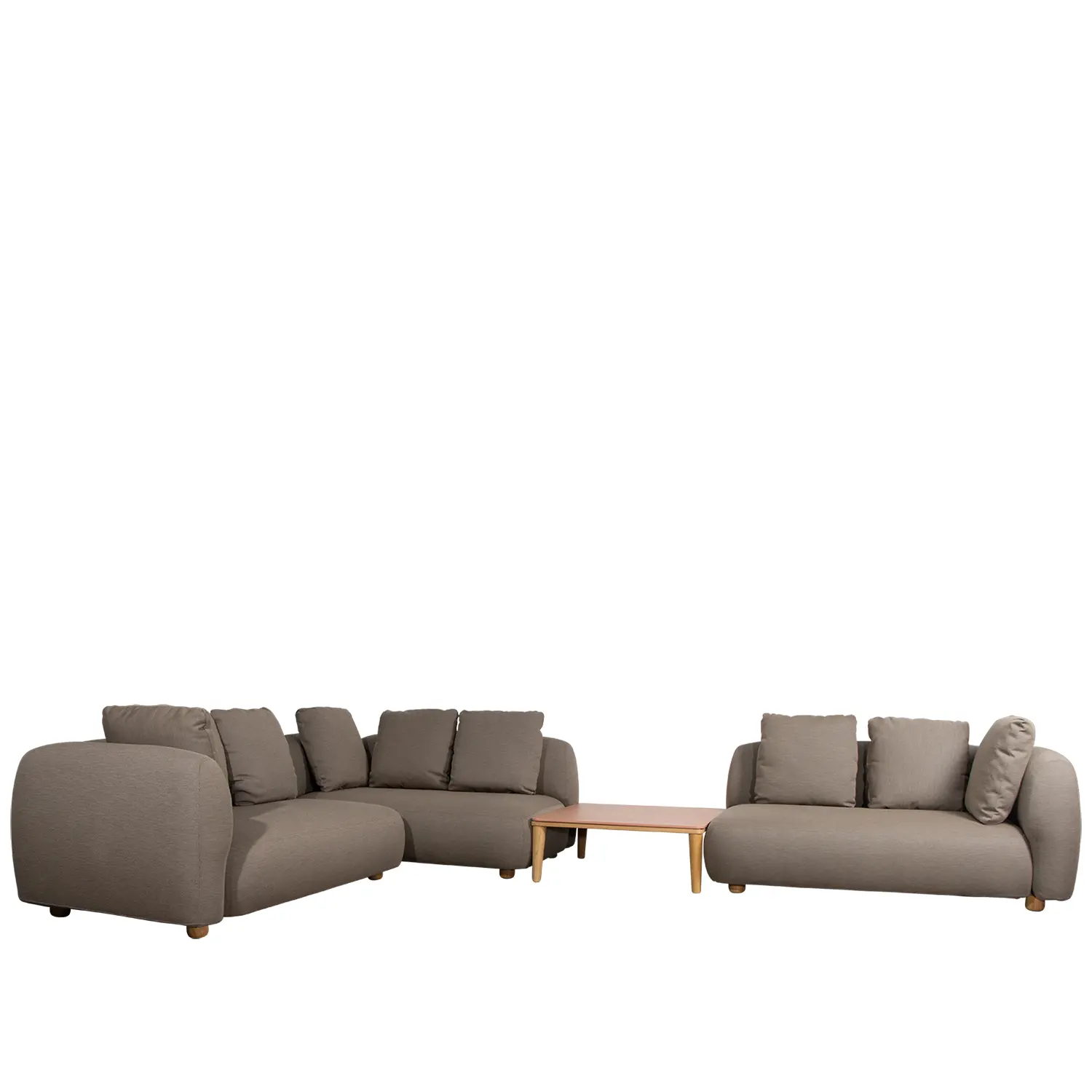 Product Image for Capture hörnsoffa Taupe (med bord)