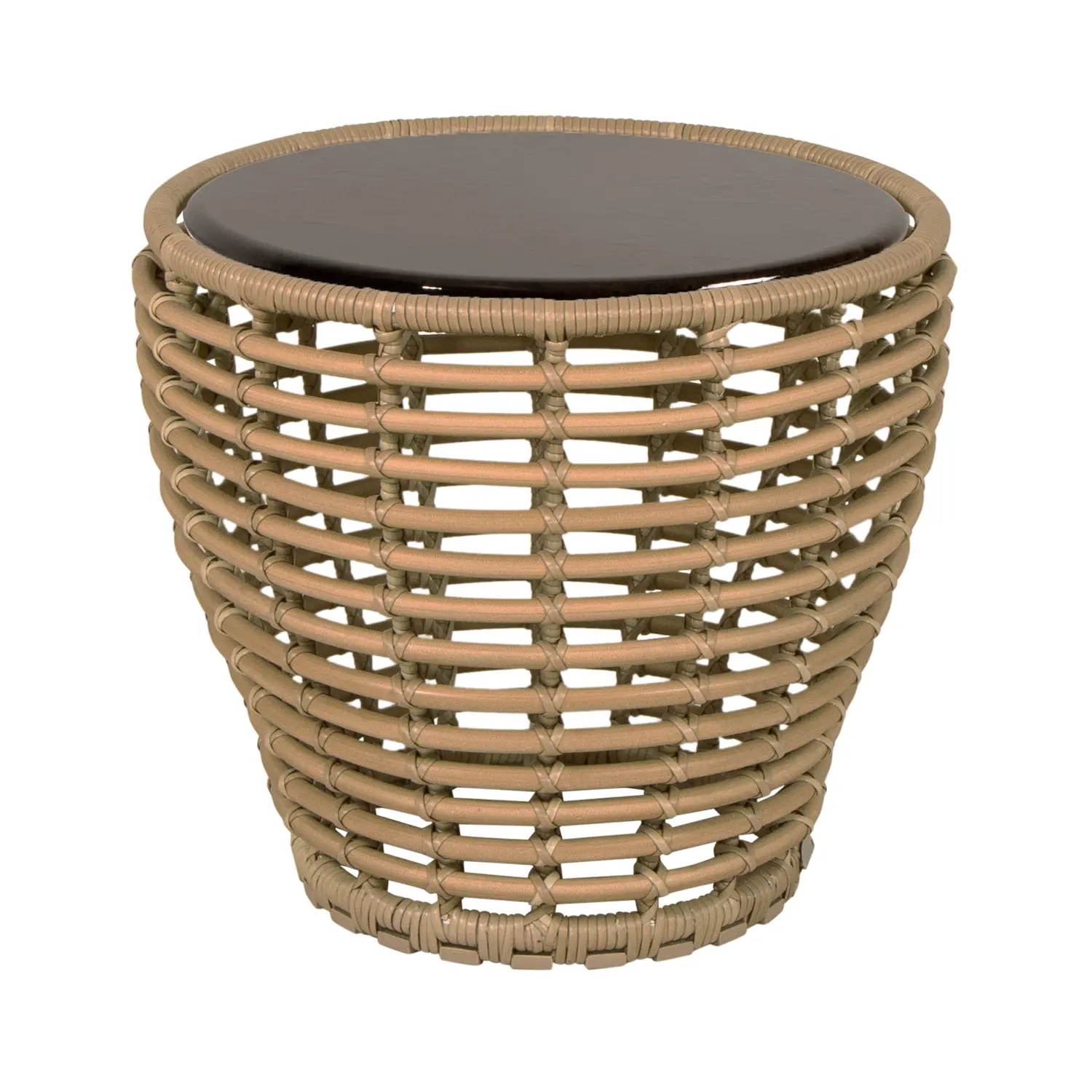 Product Image for Basket sidobord natur/lavasten Ø50 cm
