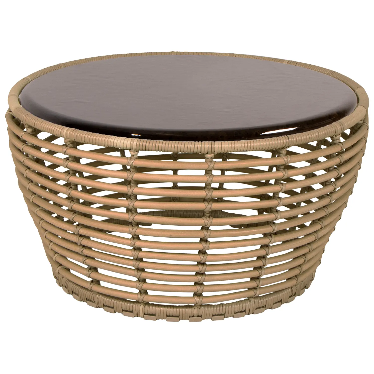 Product Image for Basket soffbord natur/lavasten Ø75 cm